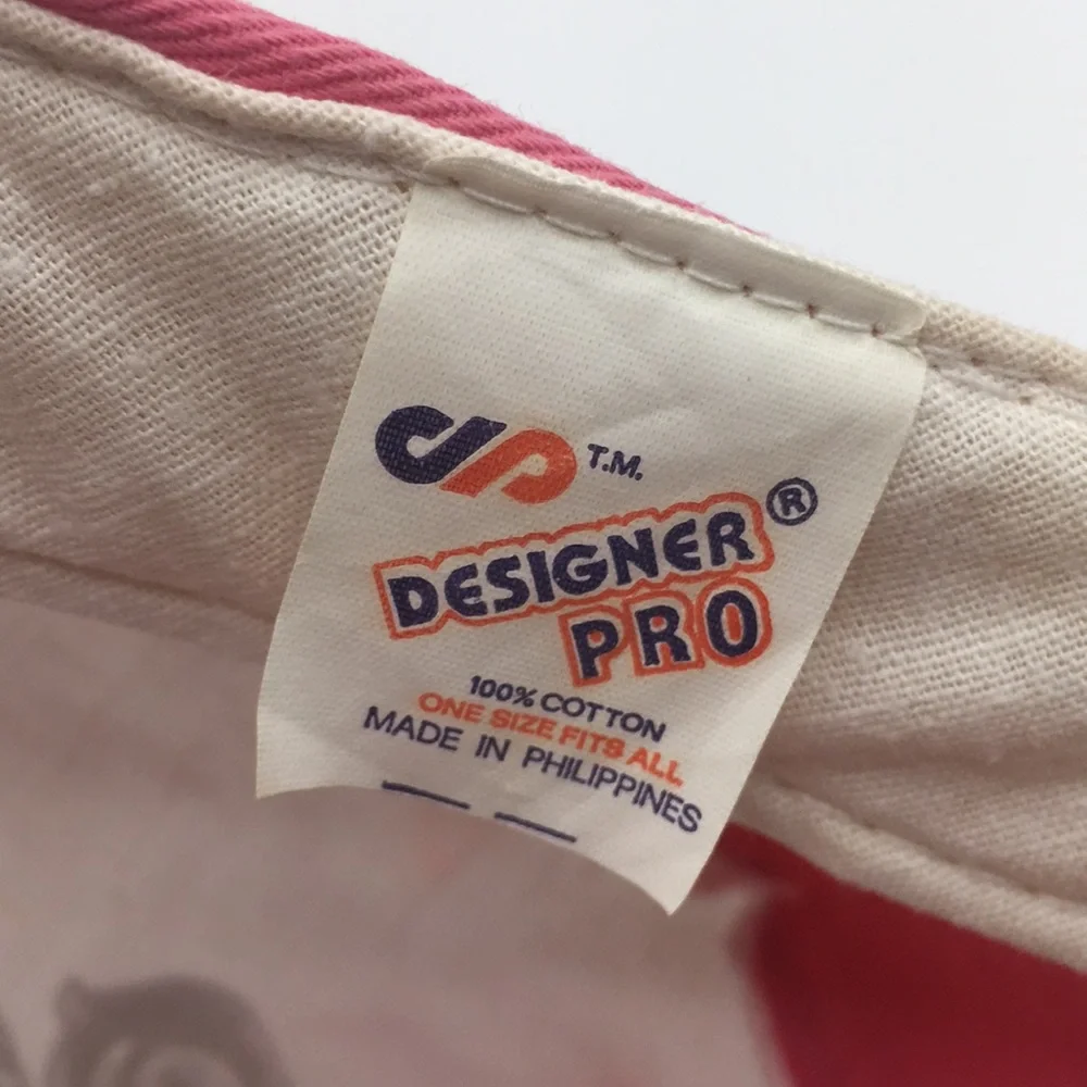 90's Vintage Pink Circus Circus Snap Back Hat Cap